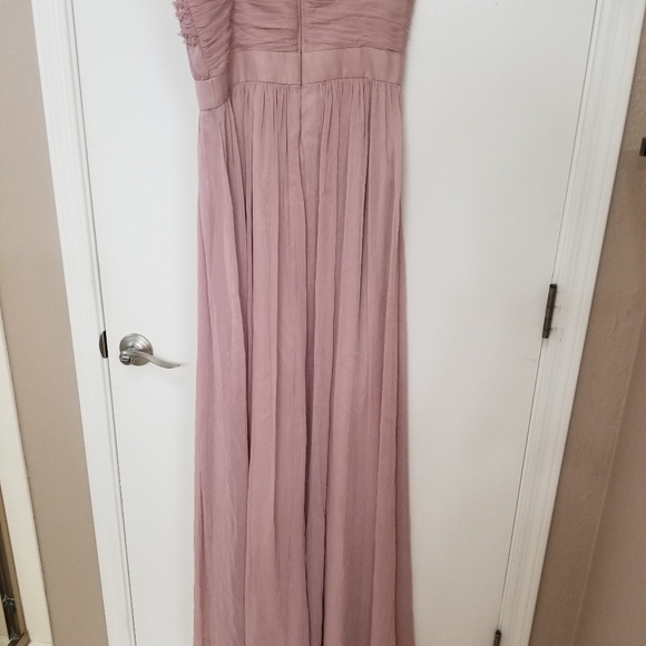 Adrianna Papell mauve one shoulder gown - Picture 9 of 16
